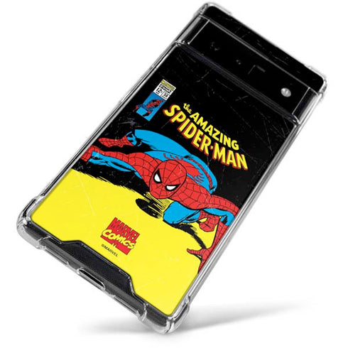 Marvel Classic Comics The Amazing Spider-Man Google Pixel 6 Clear Case